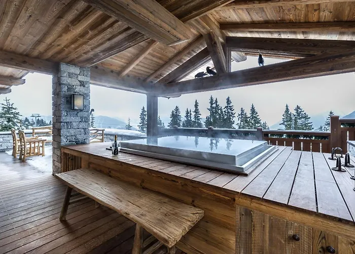 De Luxe Avec Piscine Privee Et Espace Bien-etre A 1850 - Fr-1-564-141 木屋